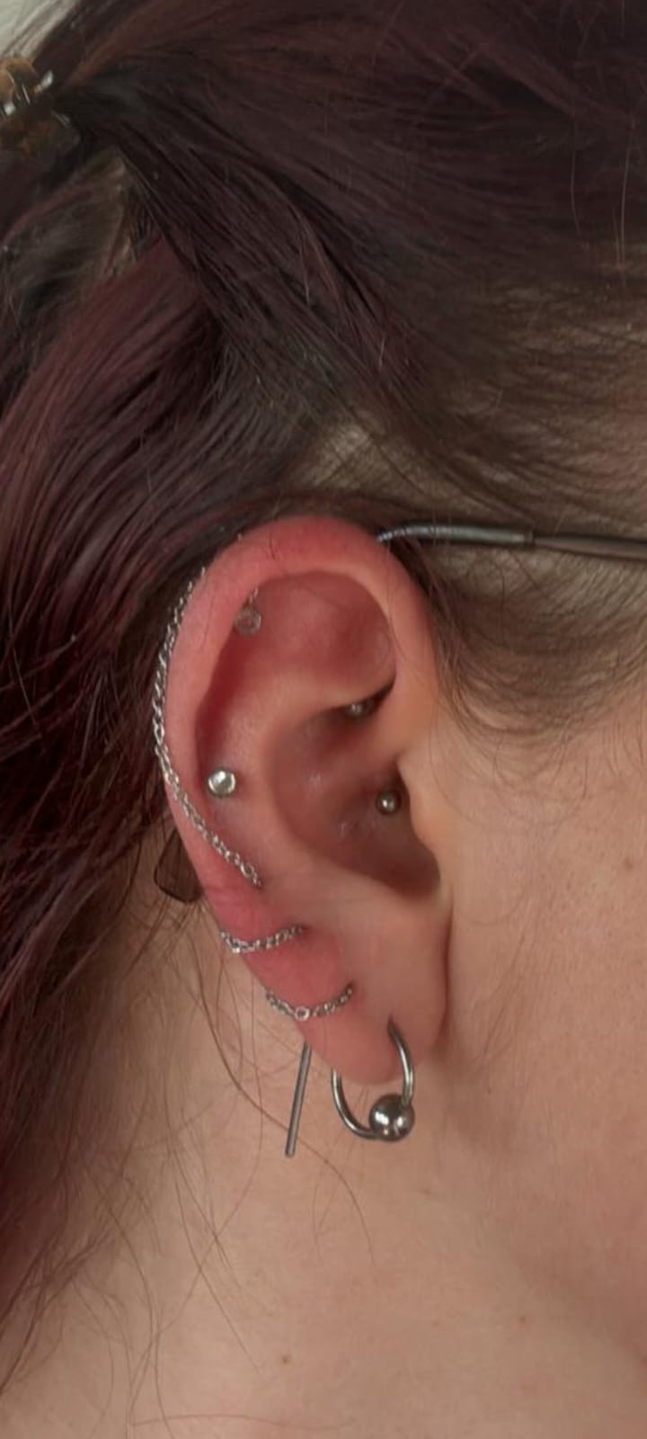 Ohrkette, Helix, Daith